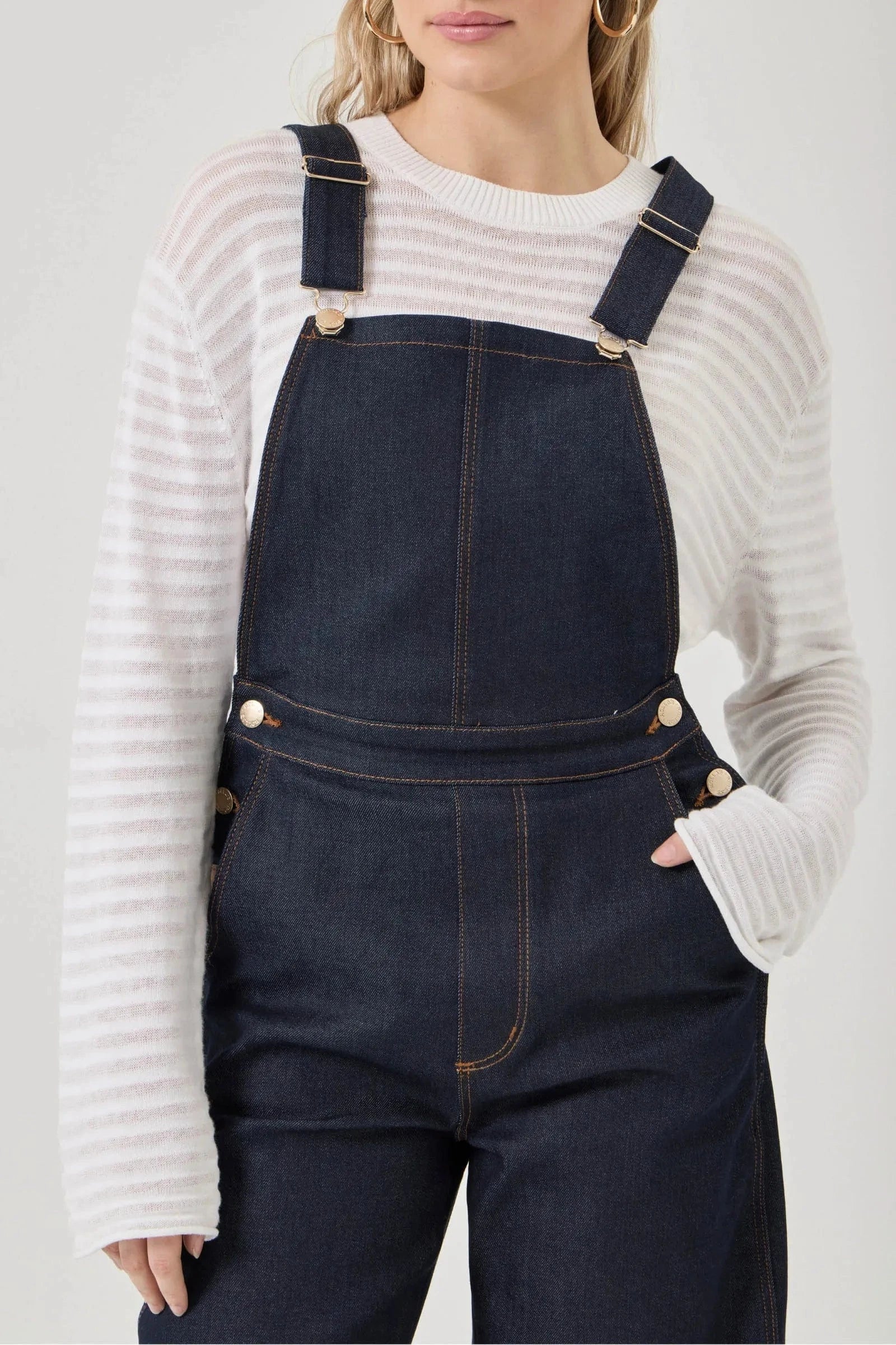Rolla's Jeans Jeans Barrel Overalls - Madame Indigo