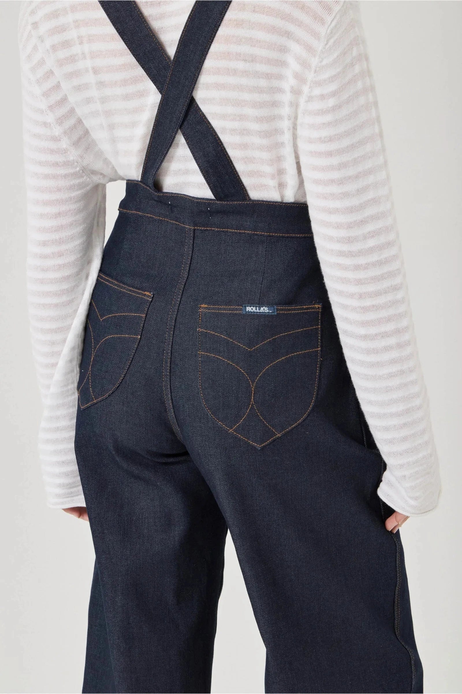 Rolla's Jeans Jeans Barrel Overalls - Madame Indigo