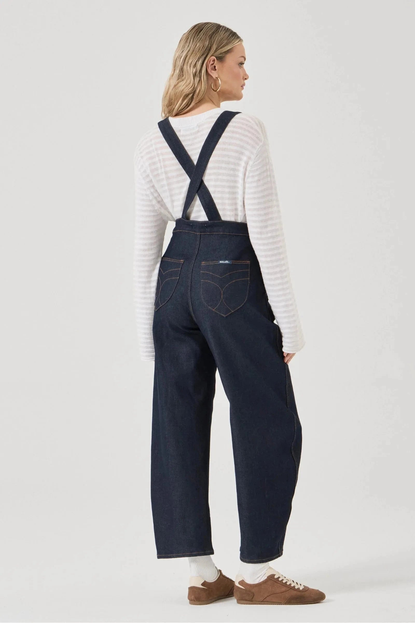 Rolla's Jeans Jeans Barrel Overalls - Madame Indigo