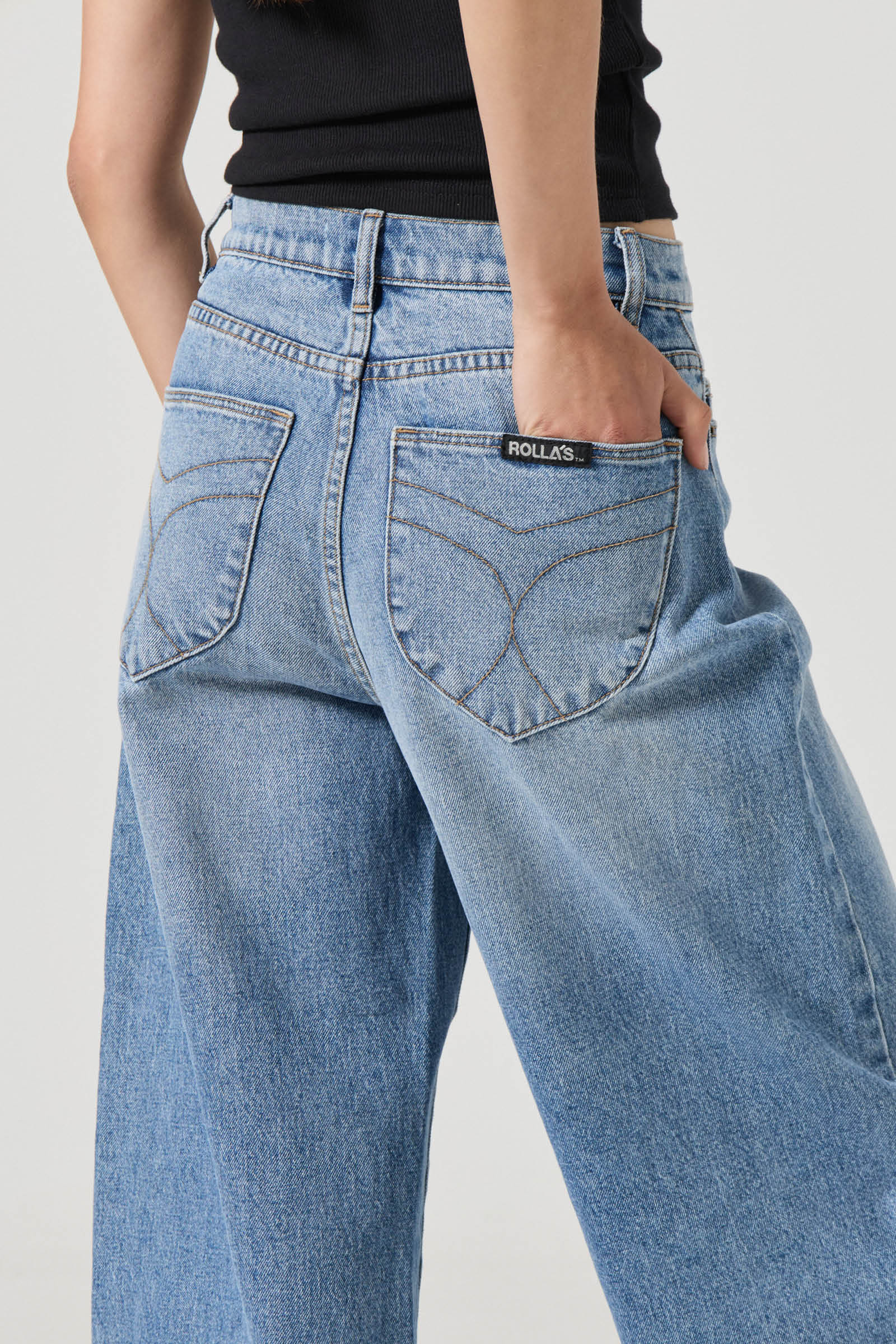 Rolla's Jeans Jeans Rolla's Jeans | Gigi Barrel - Brad Blue