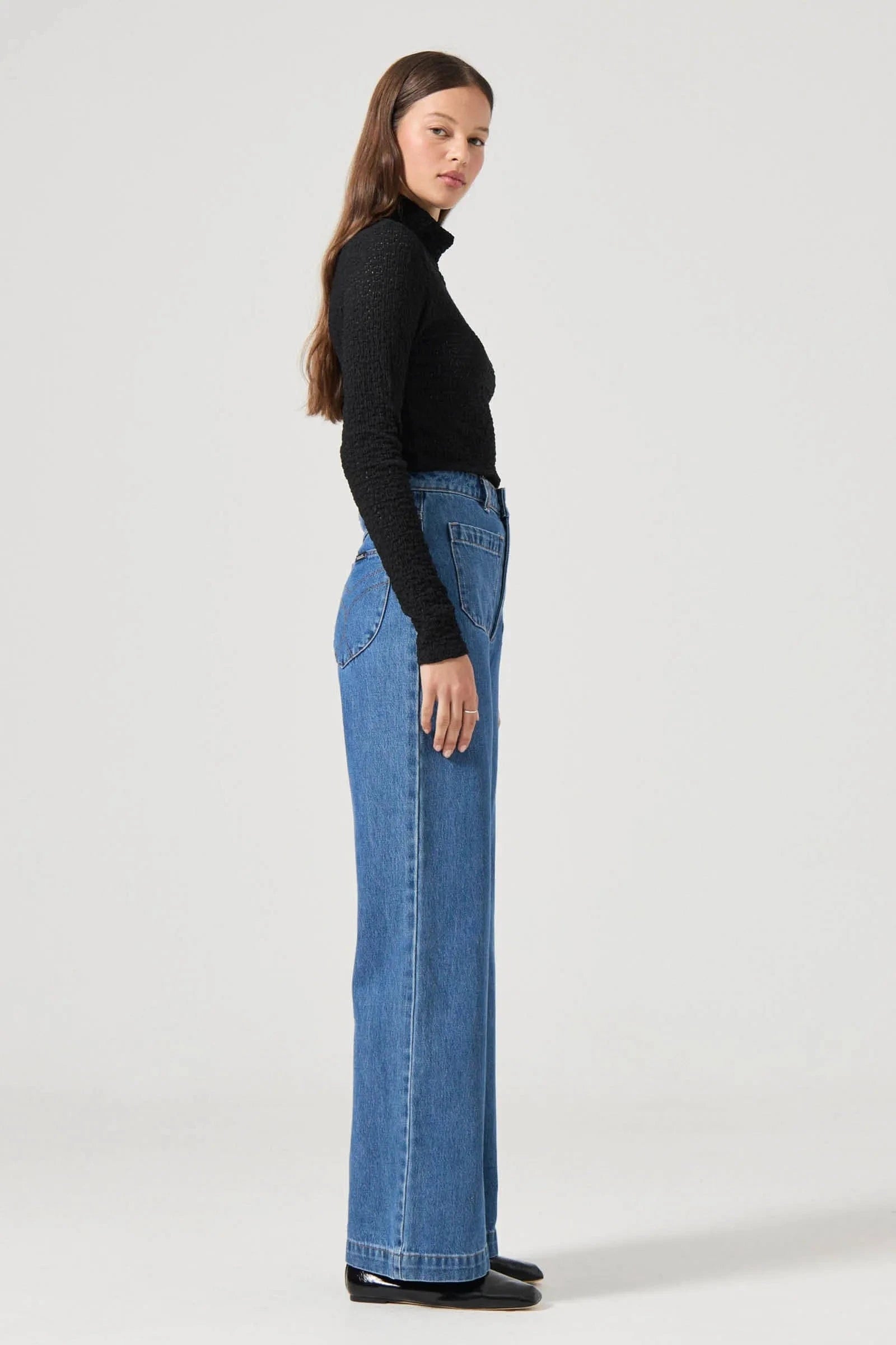 Rolla's Jeans Jeans Rolla's Jeans | Sailor Jean Long - Ashley Blue