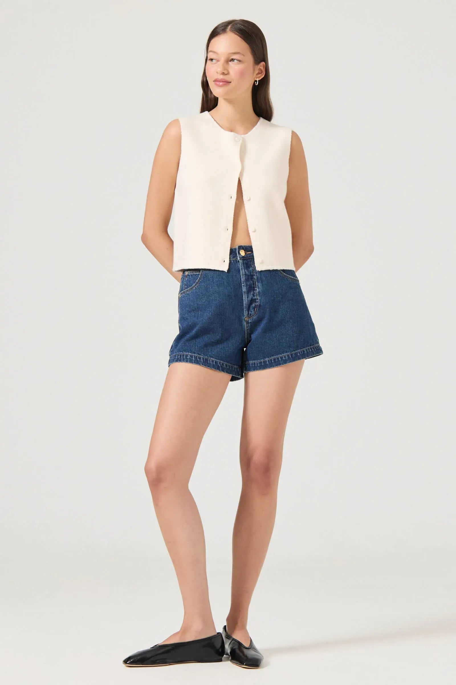 Rolla's Jeans Shorts - Denim Mirage Short - Pacific Blue