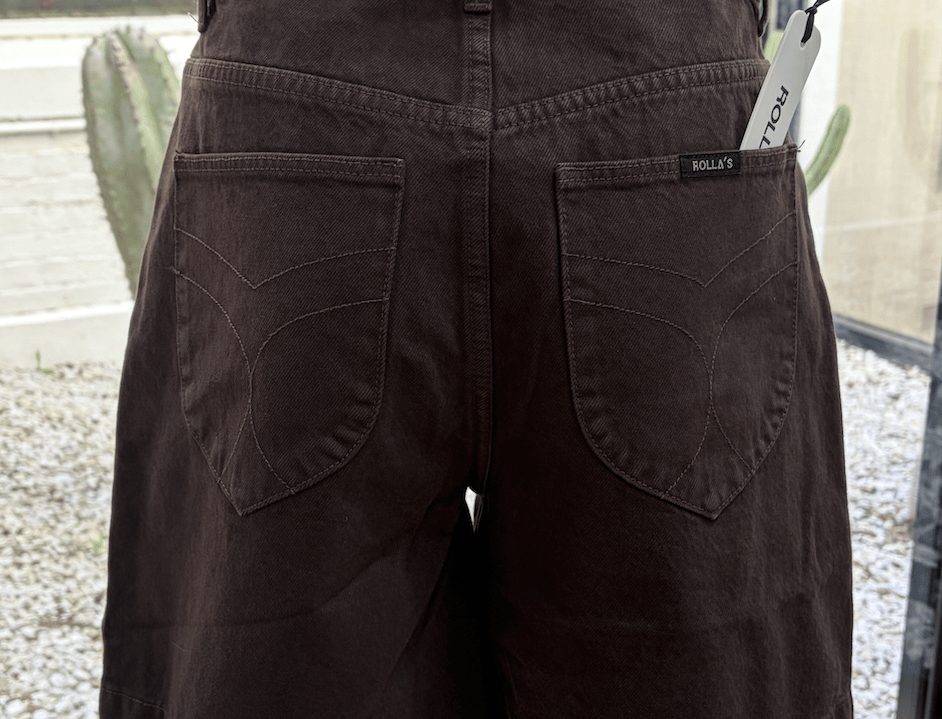 Rolla's Jeans Shorts - Denim Super Mirage Short - Chocolate