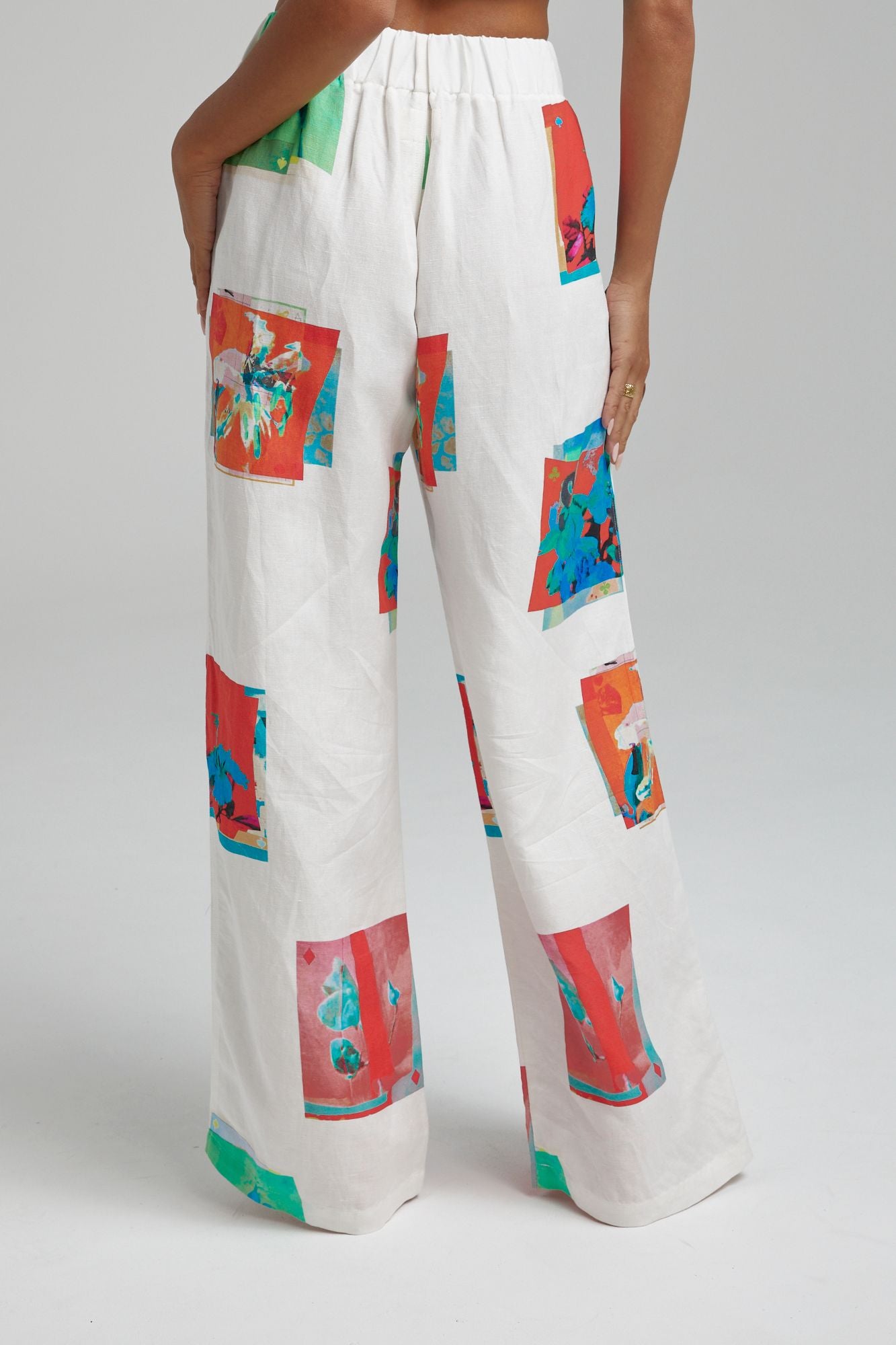 Summi Summi | Linen Pants - Montage White