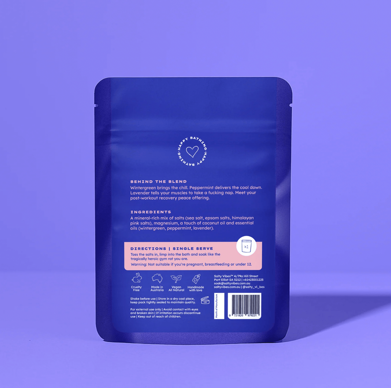 Salty Vibes Bath Salts Bath Salts - Sore As Fuck