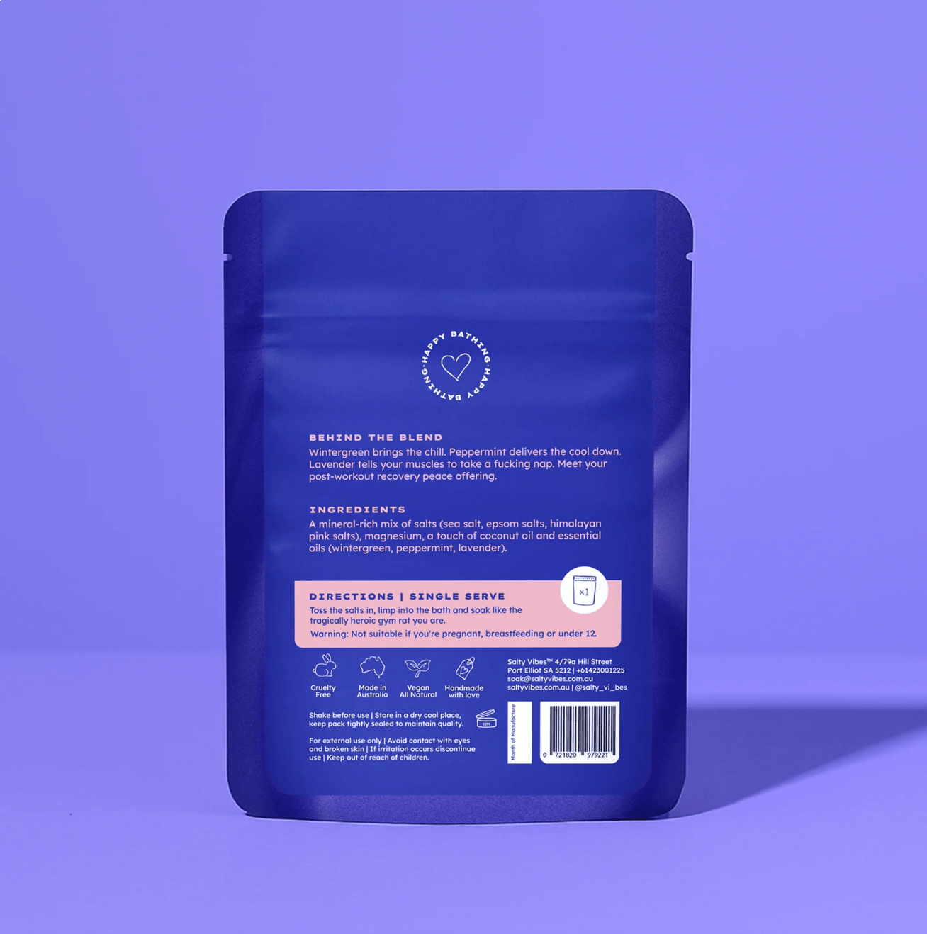 Salty Vibes Bath Salts Bath Salts - You Fucking Rock