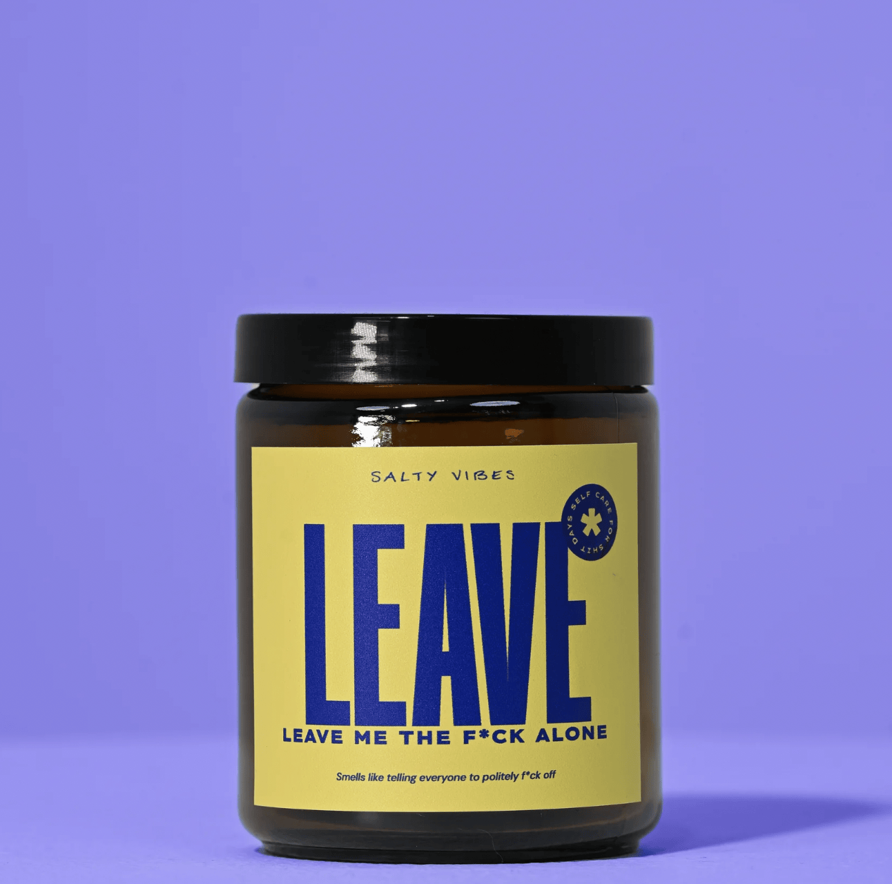 Salty Vibes Candles Soy Candle - Leave Me The Fuck Alone 200g