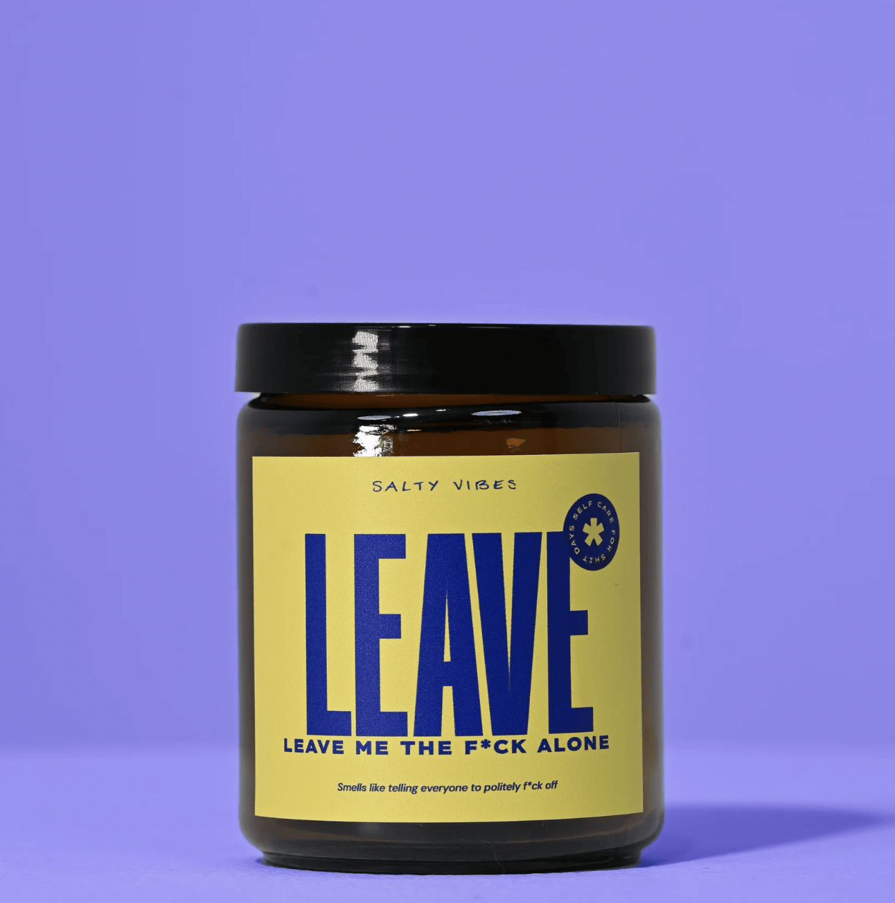 Salty Vibes Candles Soy Candle - Leave Me The Fuck Alone 200g