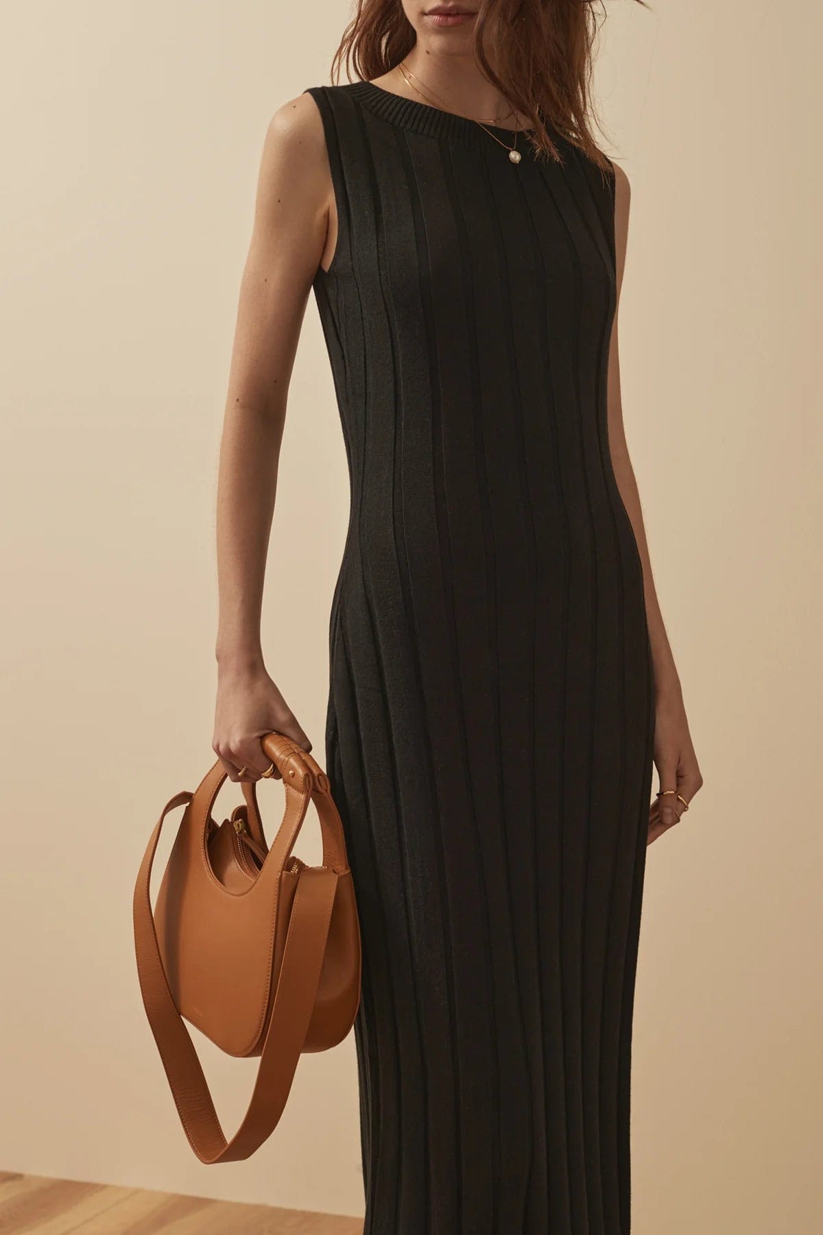 Sancia Dresses - Rib Sancia | The Margot Dress - Nero