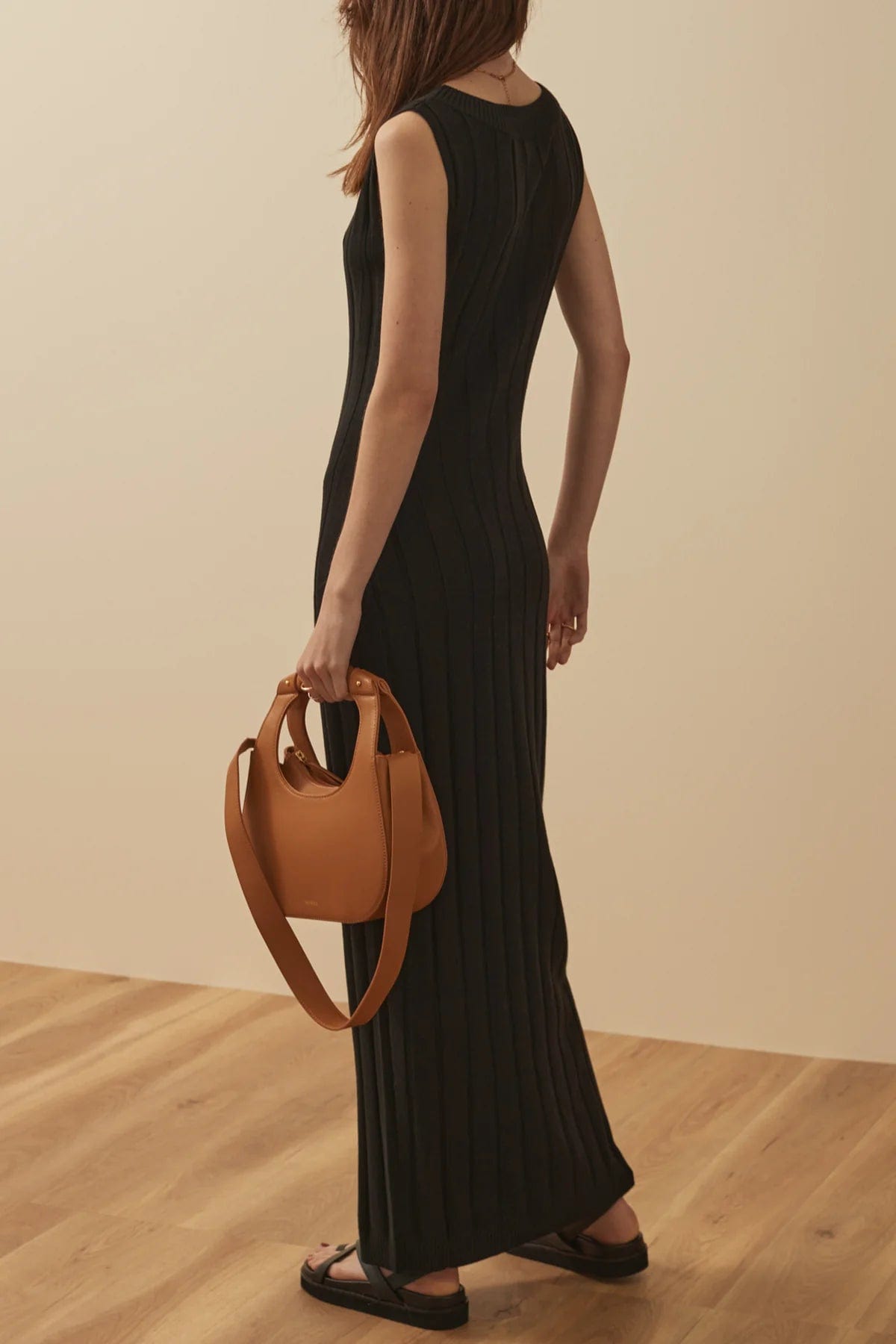 Sancia Dresses - Rib Sancia | The Margot Dress - Nero