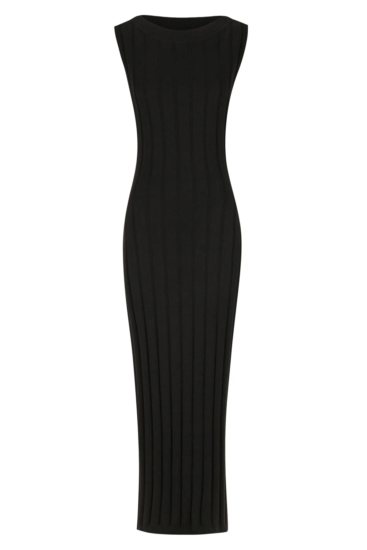 Sancia Dresses - Rib Sancia | The Margot Dress - Nero