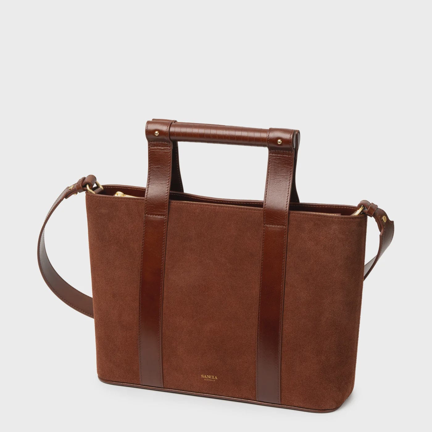 Sancia Handbags - Large The Ravenna Tote - Cocoa