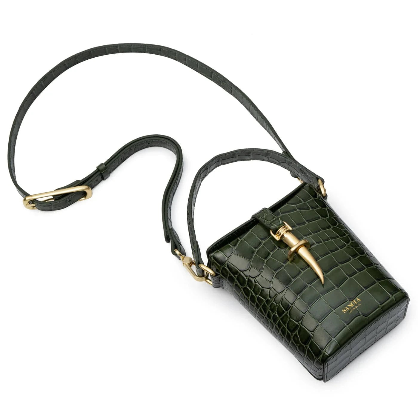 Sancia Handbags - Small Sancia | The Estelle Bucket - Kelp