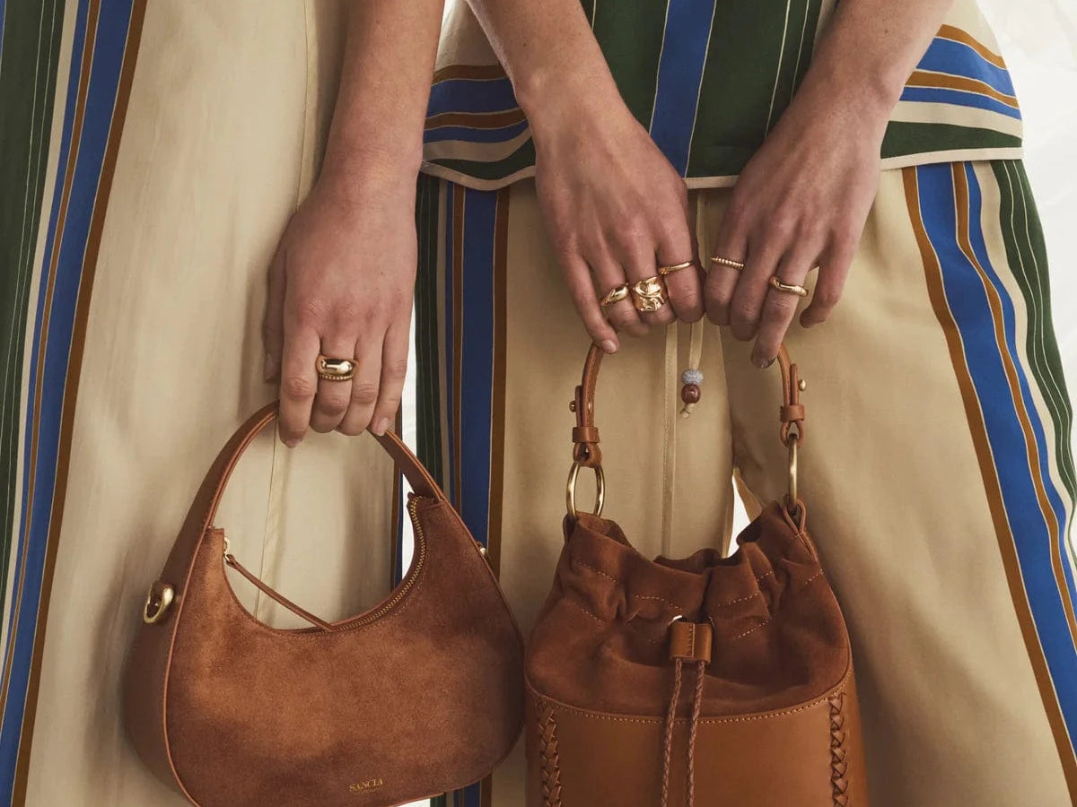 Sancia Handbags - Small Sancia | The Zilona Bag - Walnut