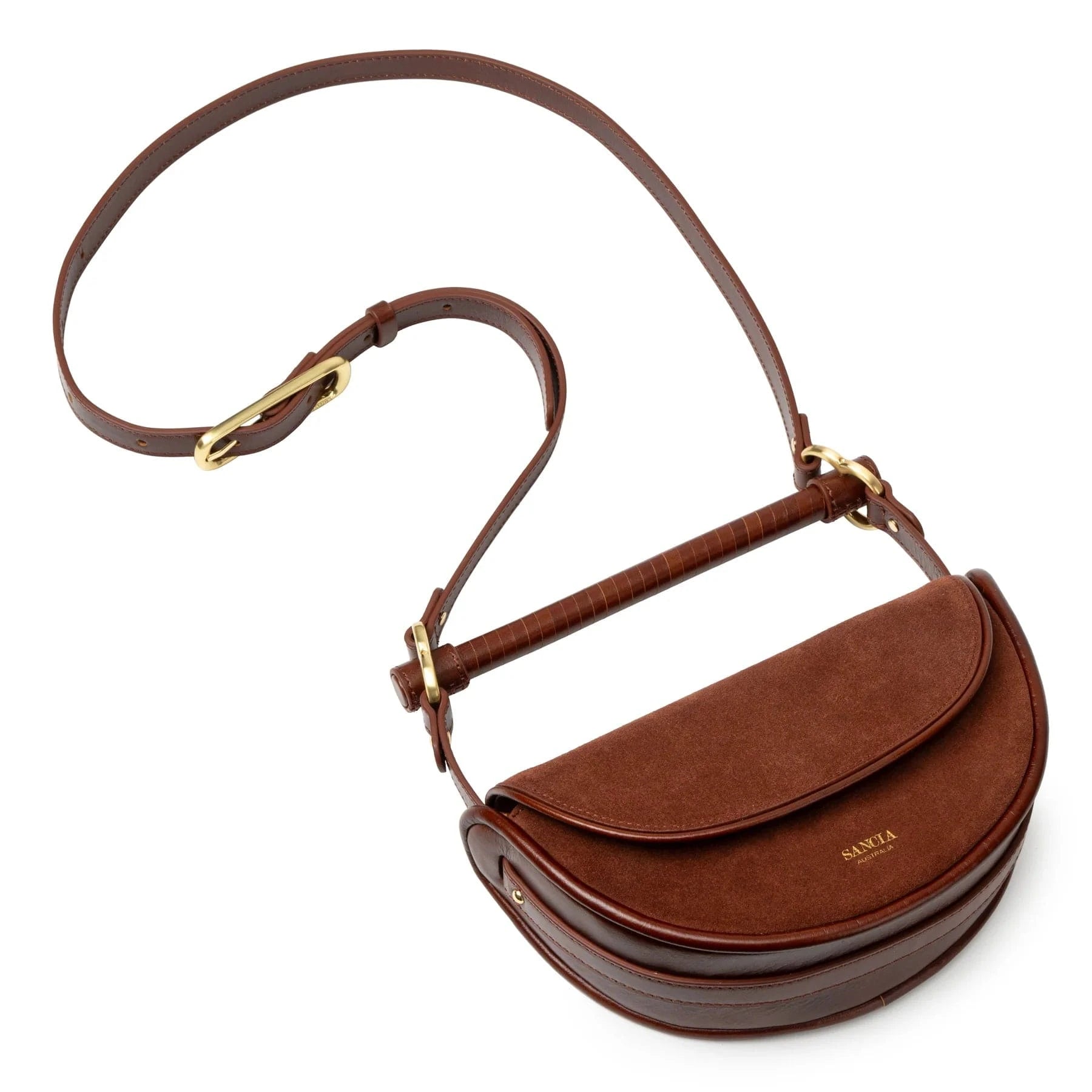 Sancia Handbags - Small The Verin Bag - Cocoa