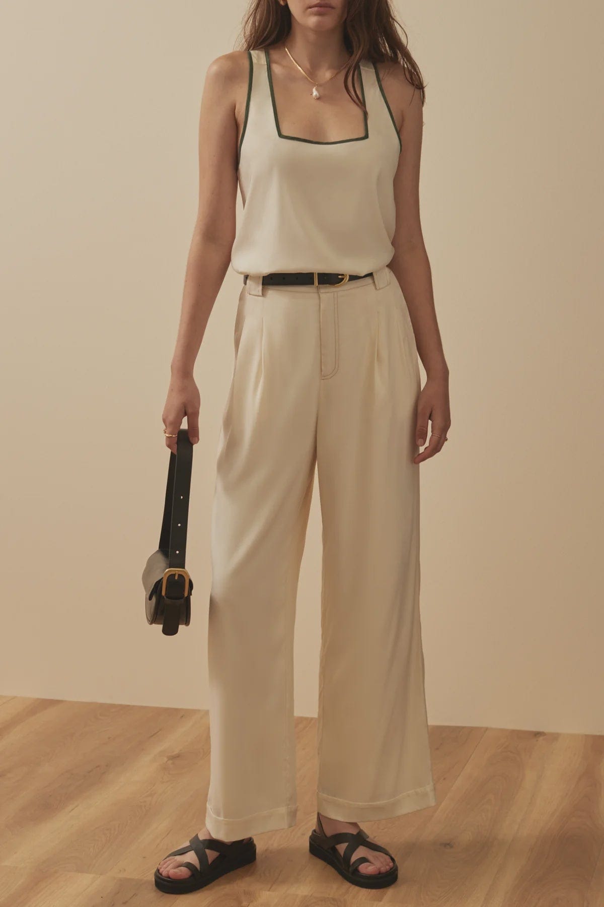 Sancia Pants - Casual Sancia | The Alys Pants - Pannacotta