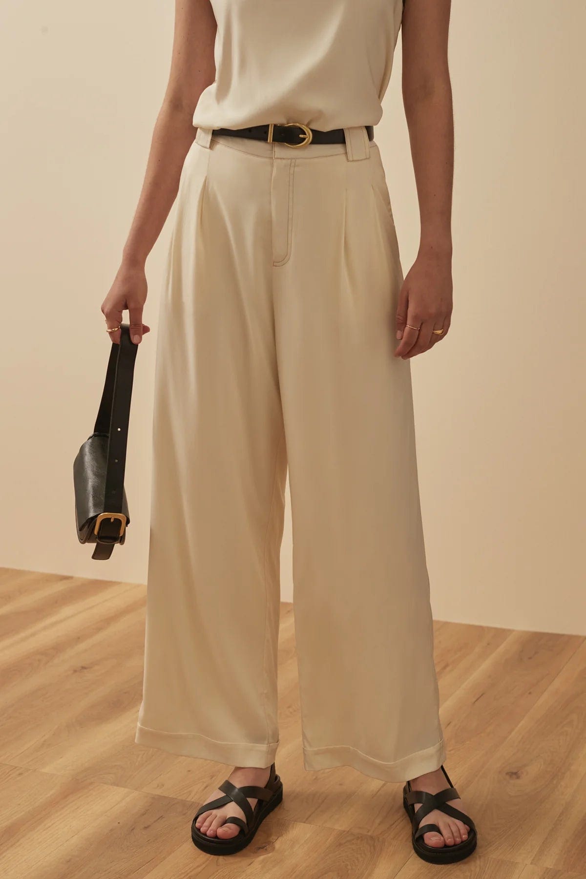 Sancia Pants - Casual Sancia | The Alys Pants - Pannacotta