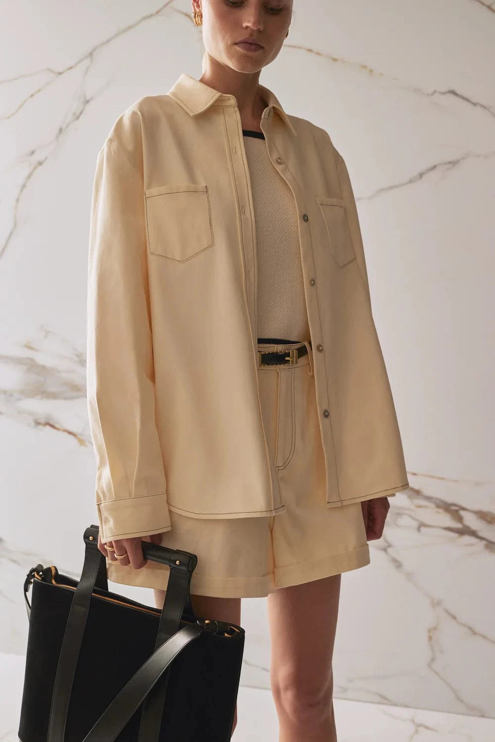 Sancia Shirts The Emmett Overshirt - Moonstone
