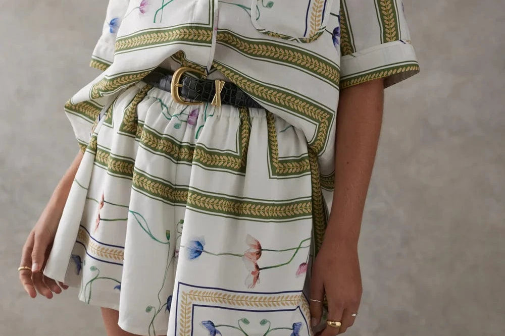Sancia Shorts - Casual Sancia | The Edin Shorts - Amapola Print