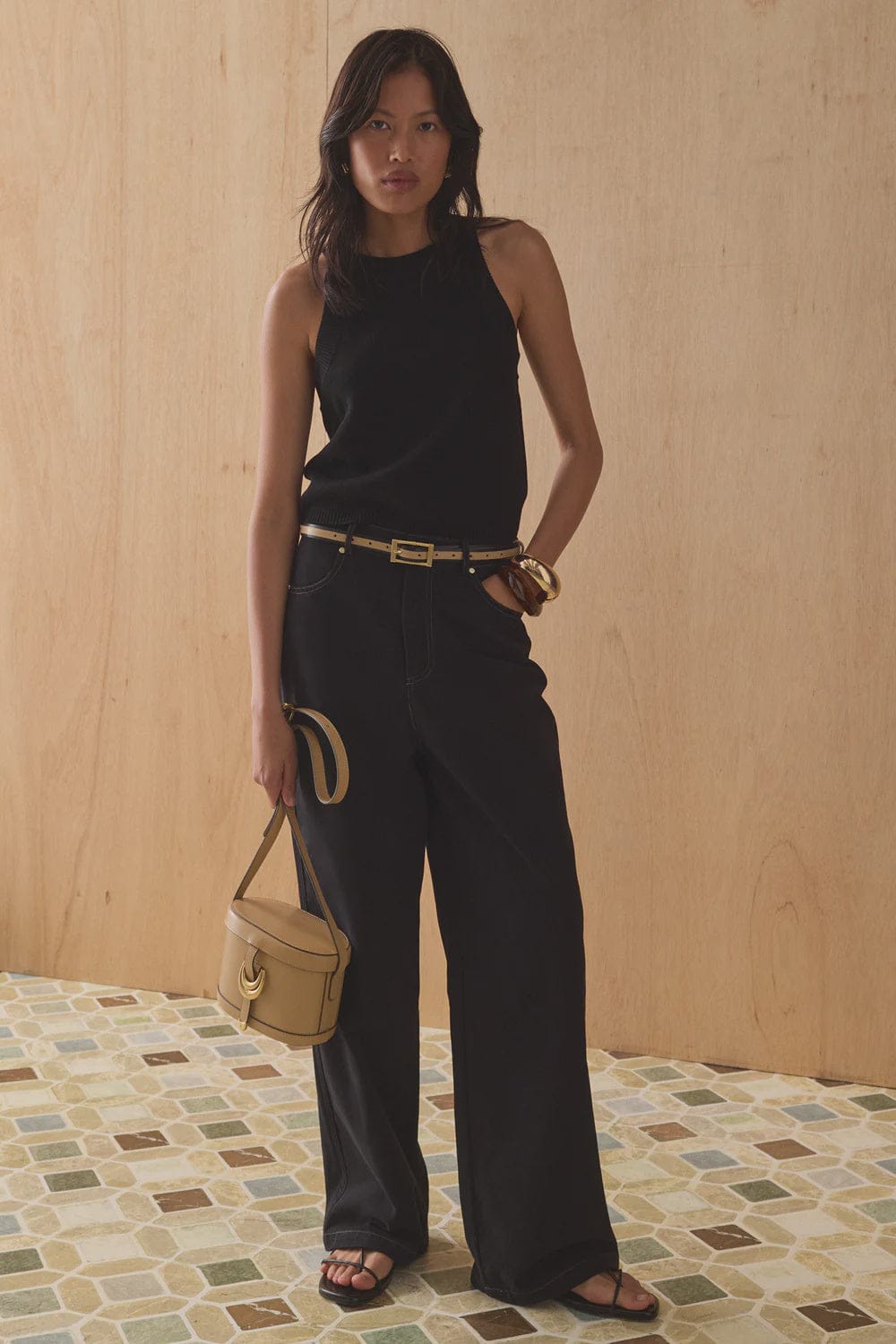 Sancia Tops - Tanks The Tash Knit Tank - Noir