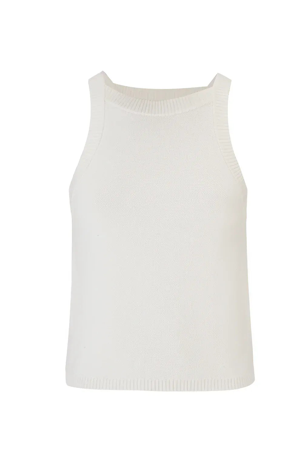 Sancia Tops - Tanks The Tash Knit Tank - White