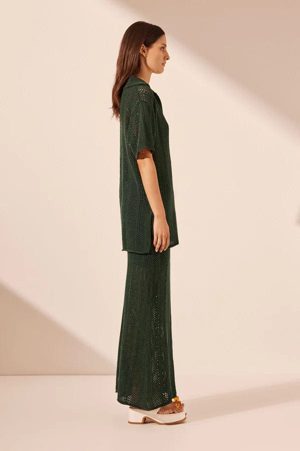 Shona Joy Tops - Casual Shona Joy | Arlo Relaxed Polo Top - Deep Forest