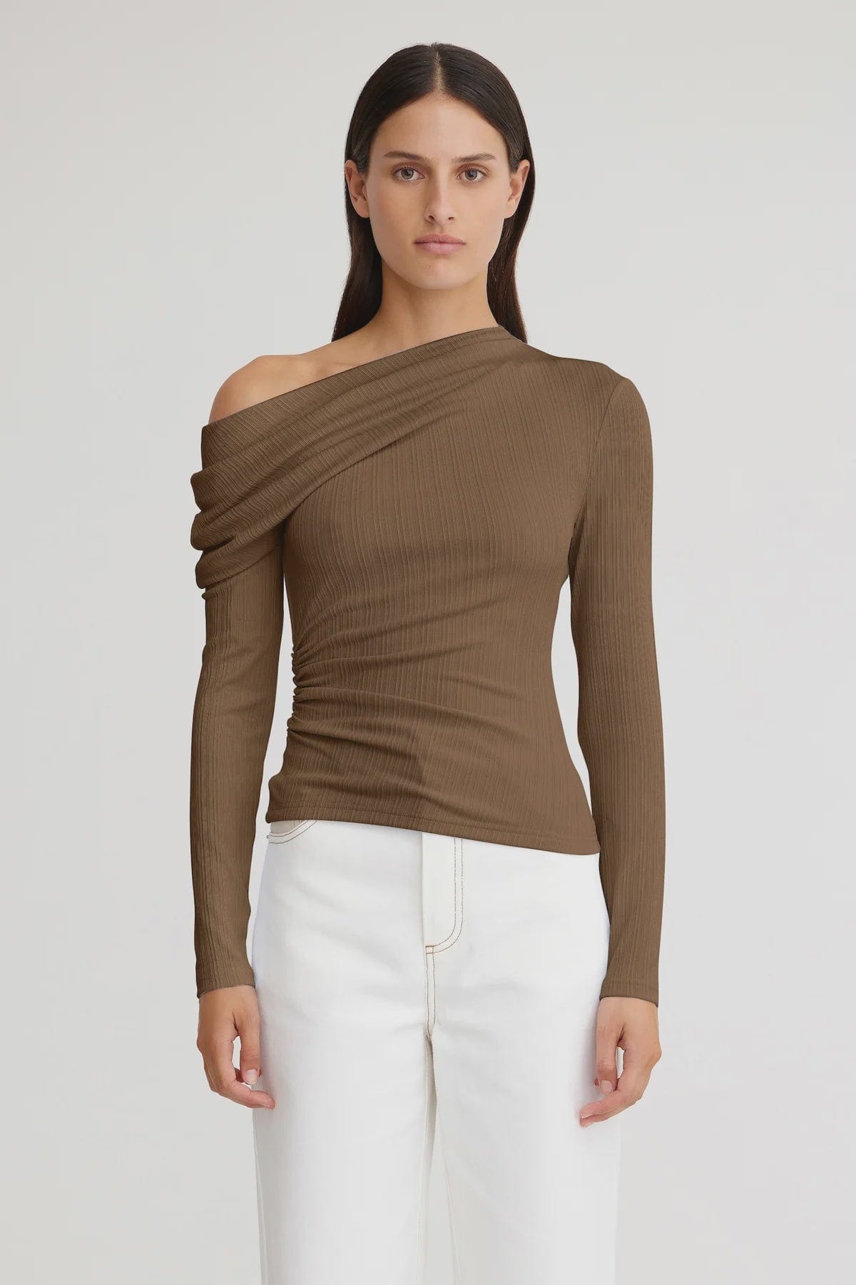 Significant Other Tops - Long Sleeve Significant Other | Coralie Long Sleeve Top - Chocolate