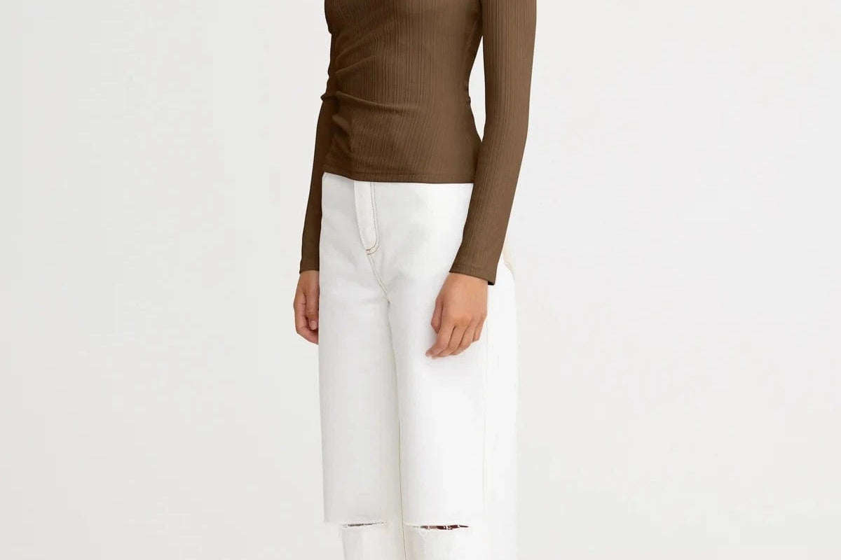 Significant Other Tops - Long Sleeve Significant Other | Coralie Long Sleeve Top - Chocolate