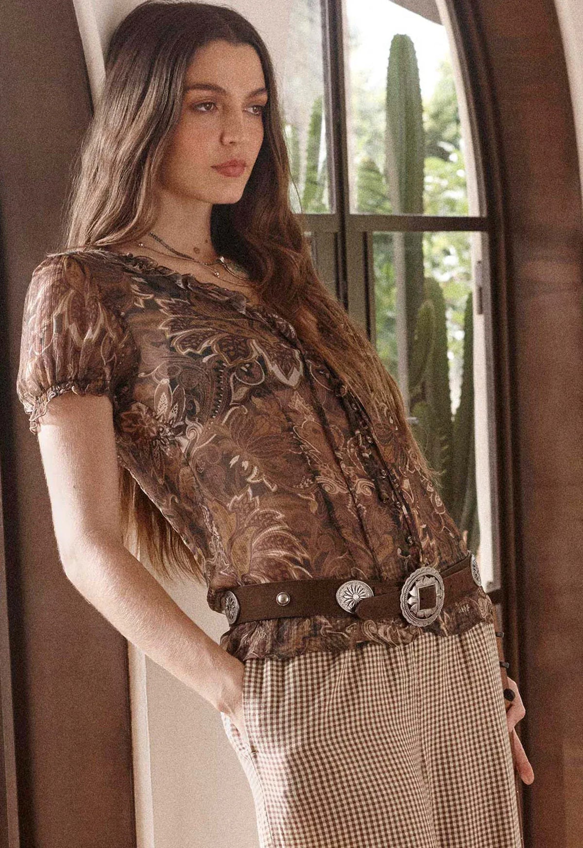 Spell Belts Clandestine Suede Belt - Chocolate