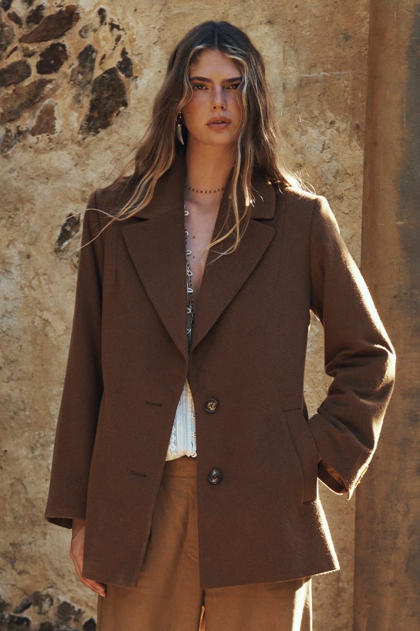 Spell Jackets Dilettante Coat - Brick