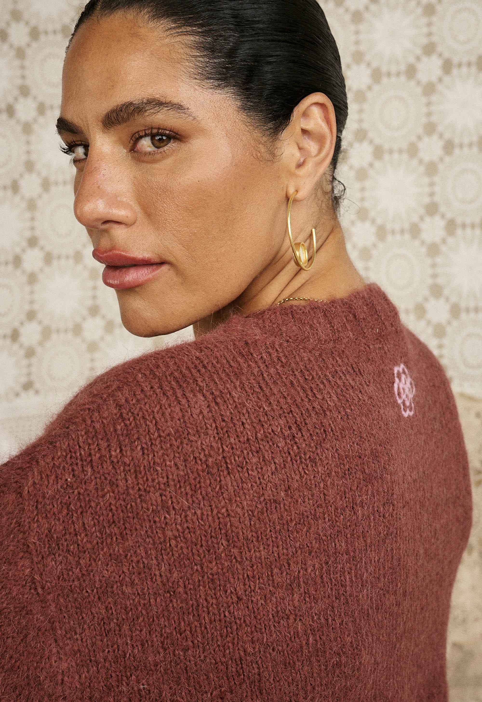 Spell Knits Plum & Lucy Sweater - Cocoa
