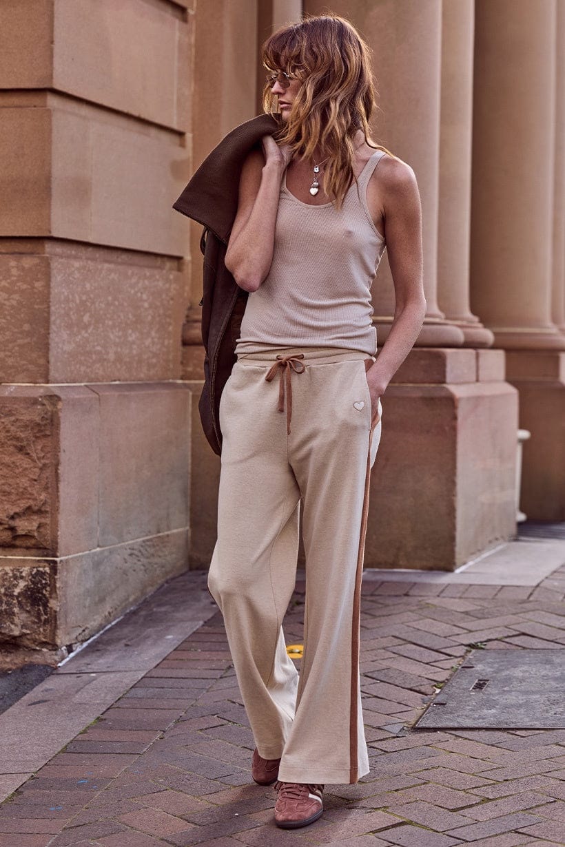 Spell Pants - Casual Kansas Track Flare Pant - Stone