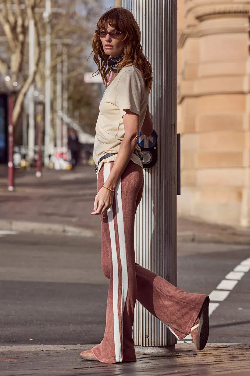 Spell Pants - Casual Luciana Terry Flares - Chocolate