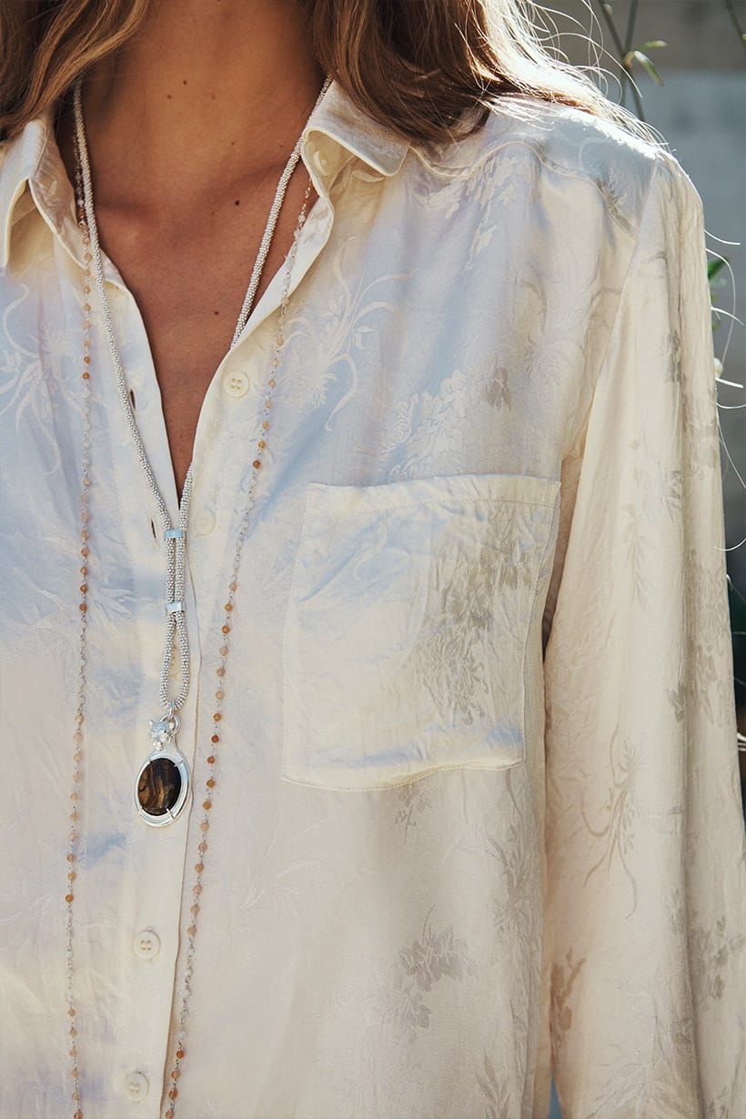 Spell Shirts - Boho Dubois Shirt - Pearl