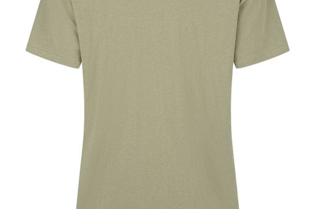 Spell Tees Mermaid Truckstop Biker Tee - Khaki