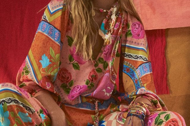 Spell Tops - Boho Aphrodite Blouse - Rose