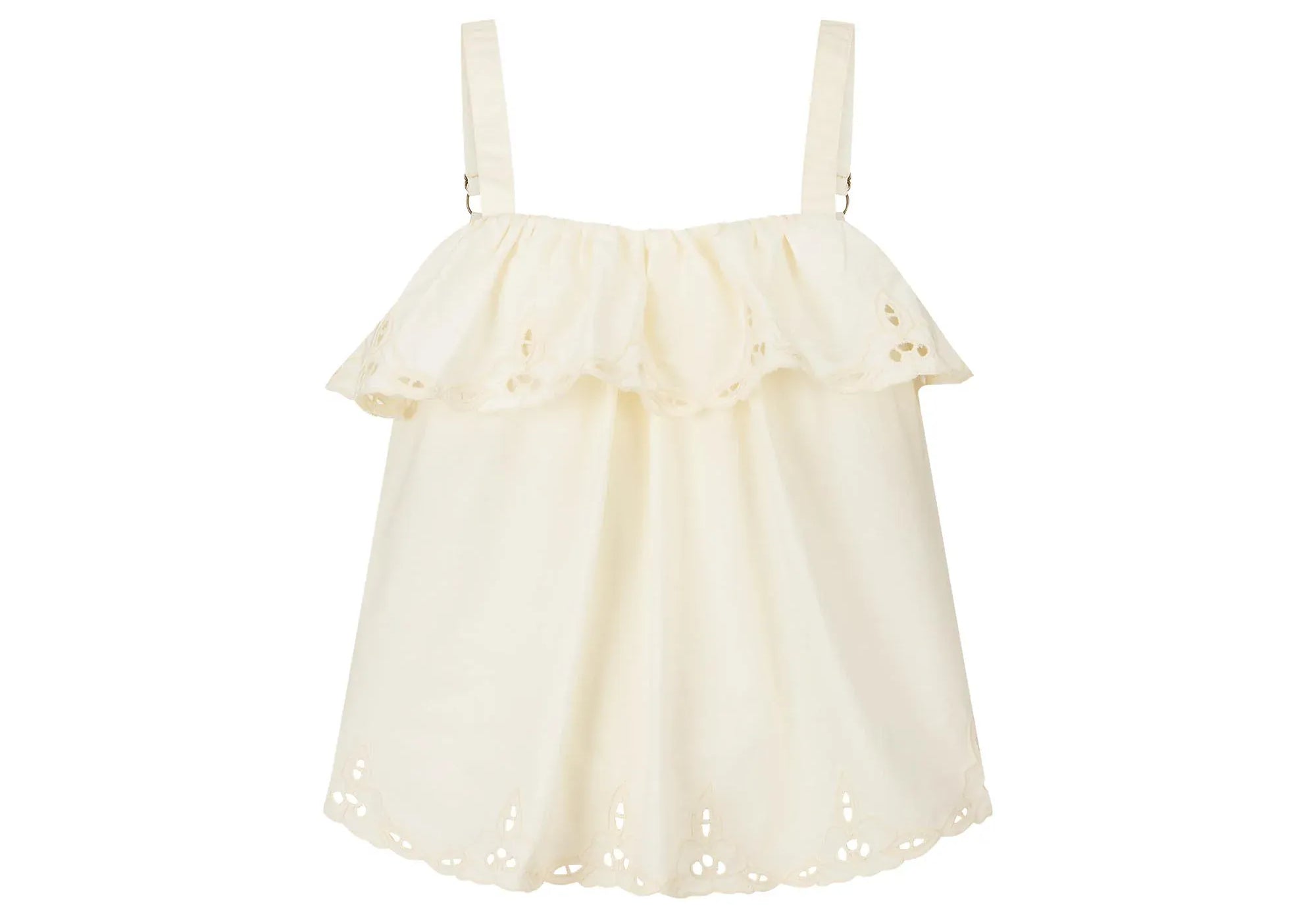 Spell Tops - Boho Fleur De Lis Cami - Ivory