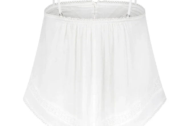 Spell Tops - Boho Hera Lace Crop - Salt