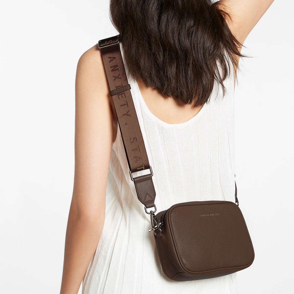 Status Anxiety | Plunder With Webbed Strap - Cocoa