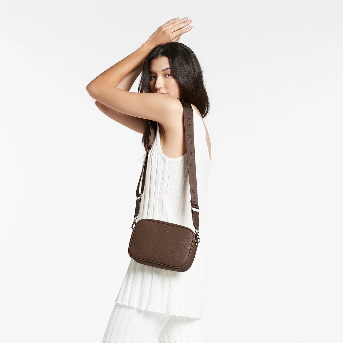 Status Anxiety | Plunder With Webbed Strap - Cocoa