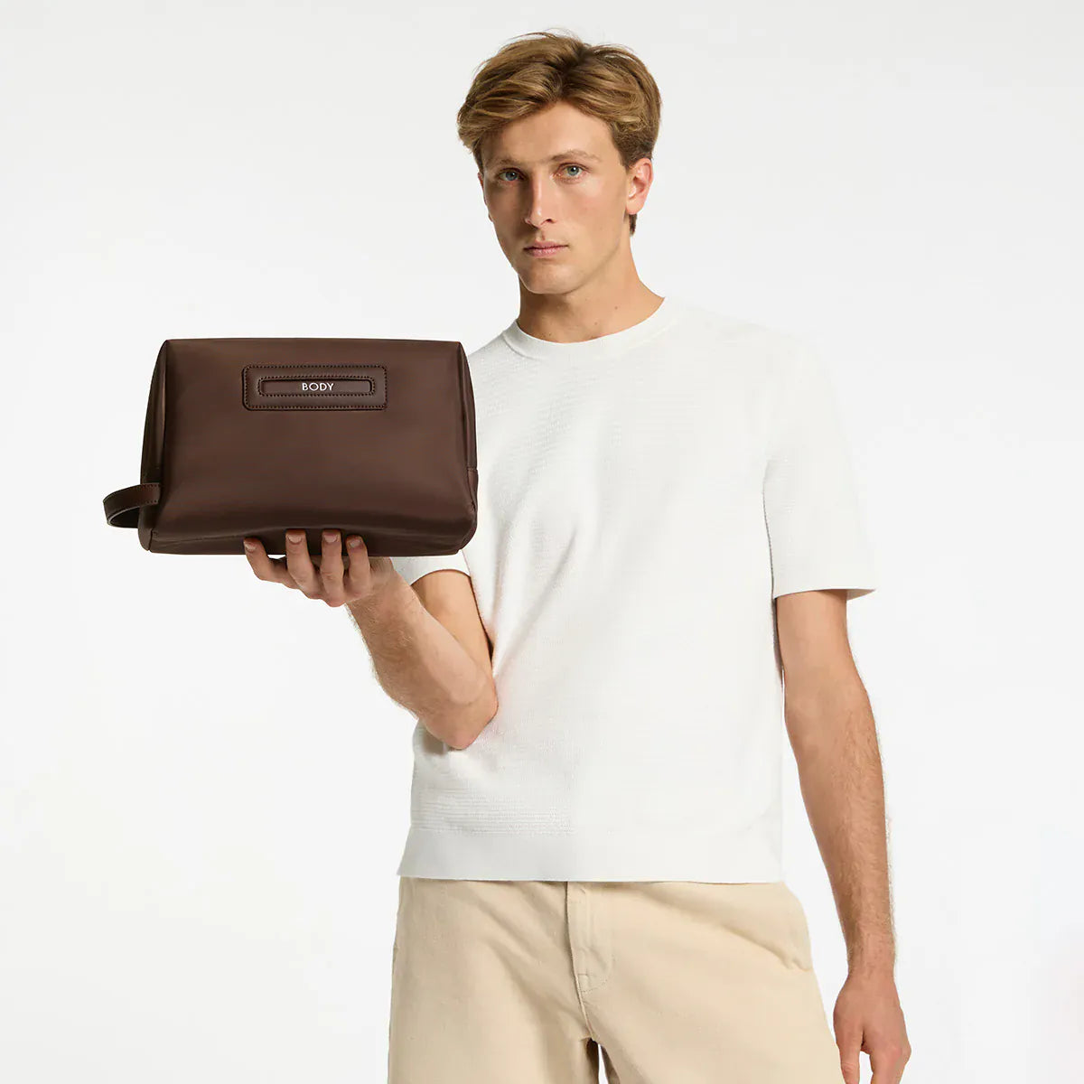 Status Anxiety Bags Hunter Large Toiletry Bag - Truffle