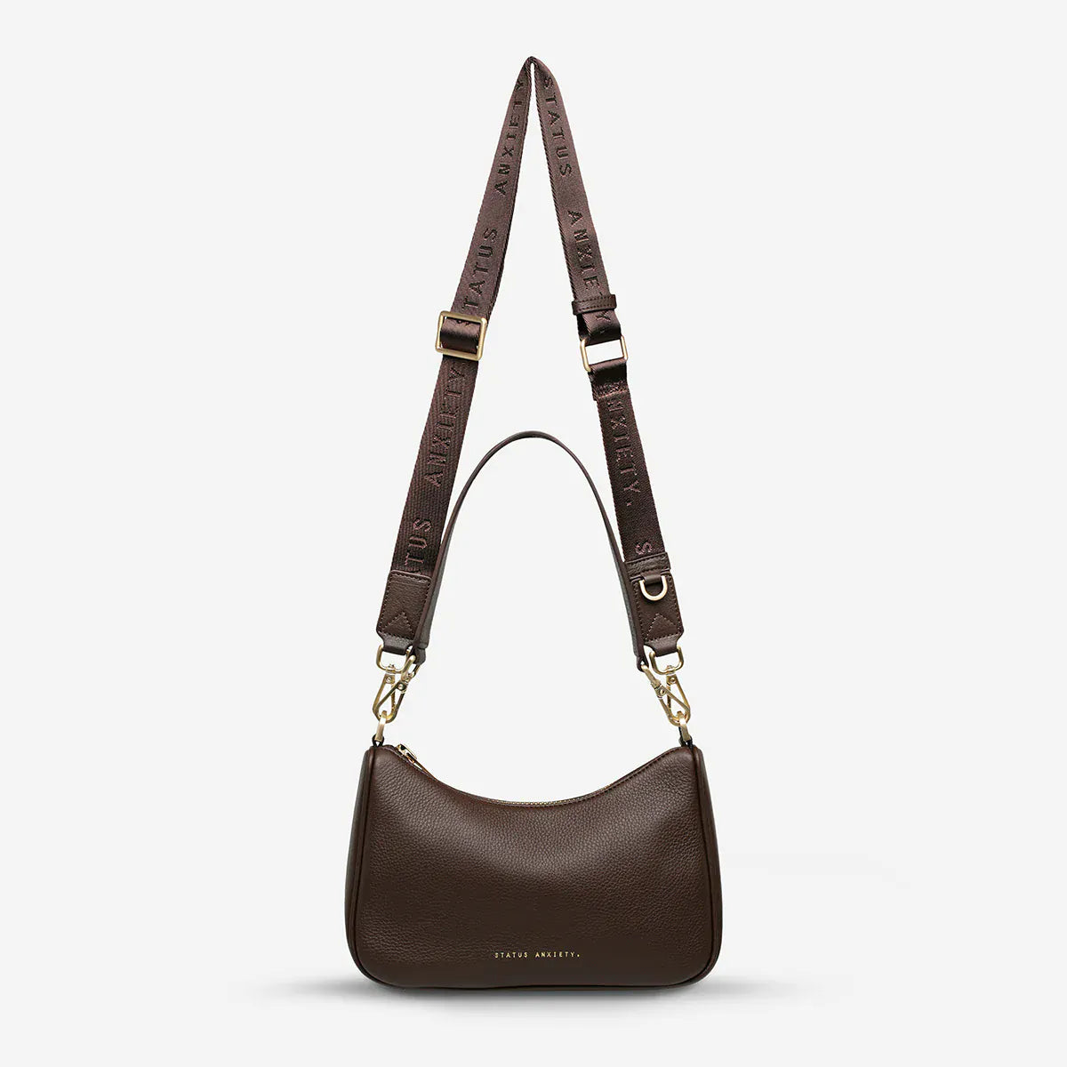Status Anxiety Bags Look Both Ways - Cocoa/ Brushed Gold