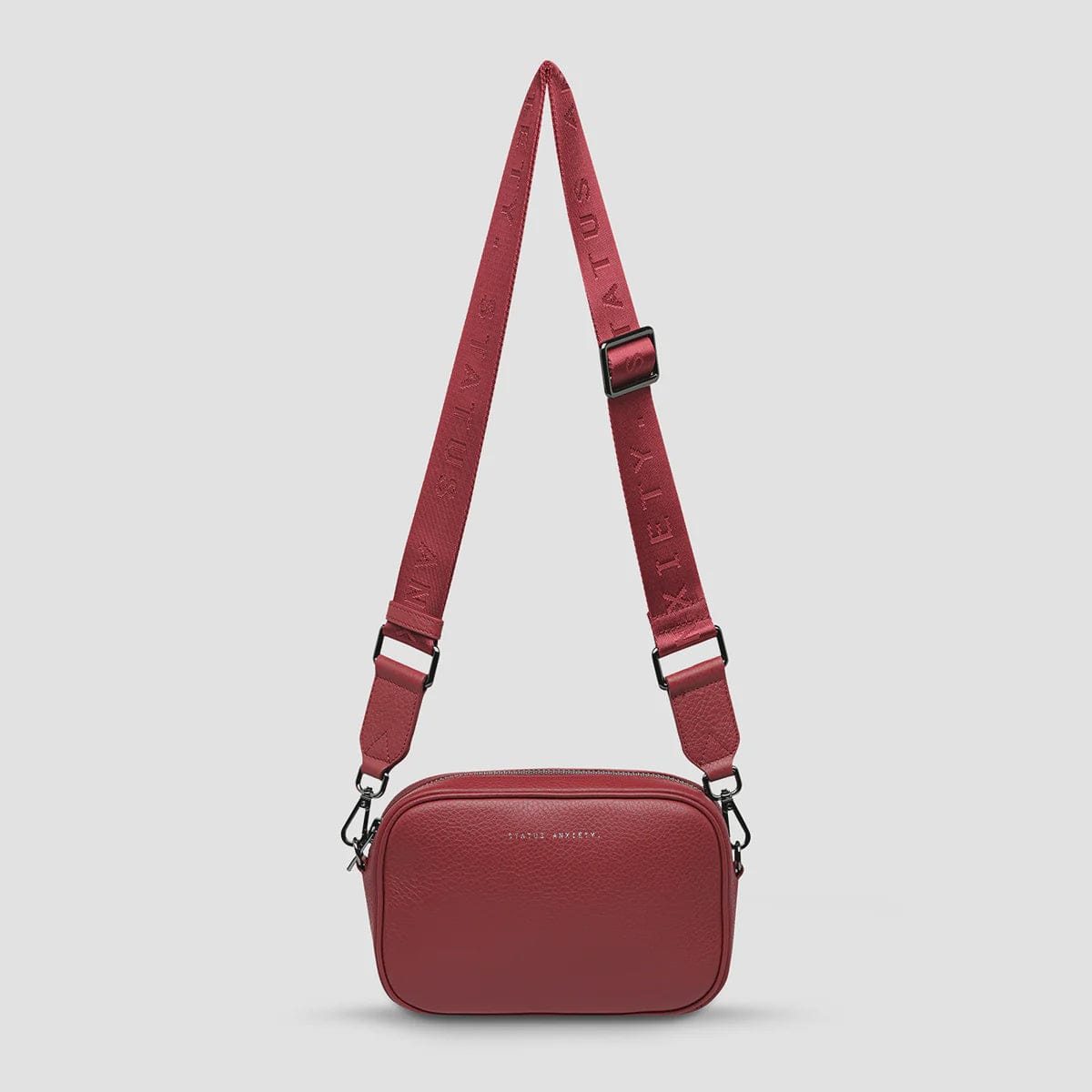 Status Anxiety Bags Status Anxiety | Plunder Webbed Strap - Rouge