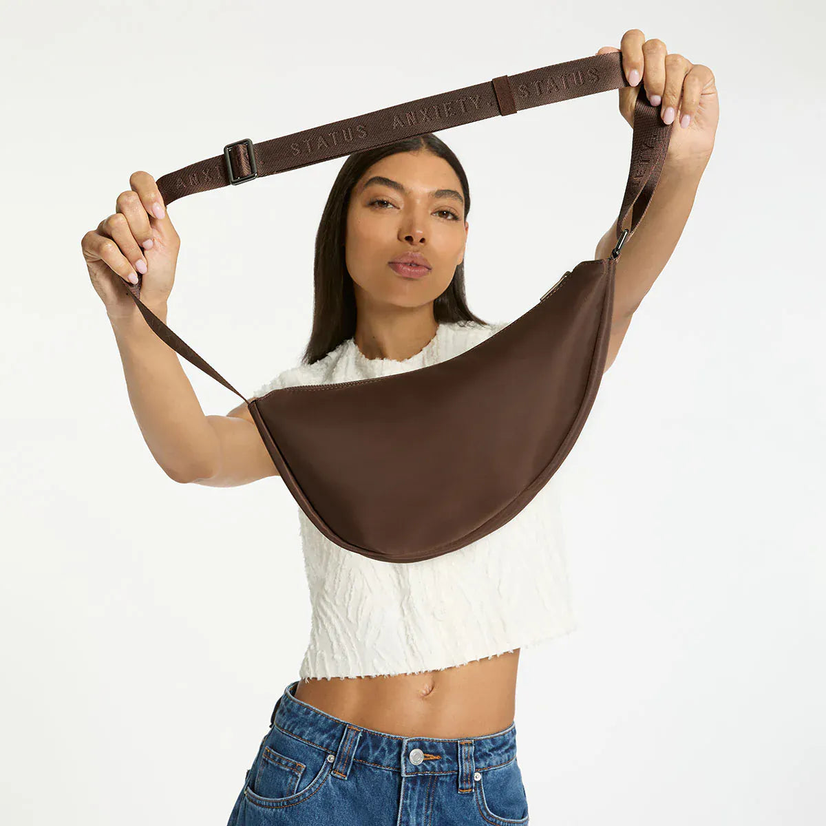 Status Anxiety Bags Zuzu Recycled Bag - Truffle