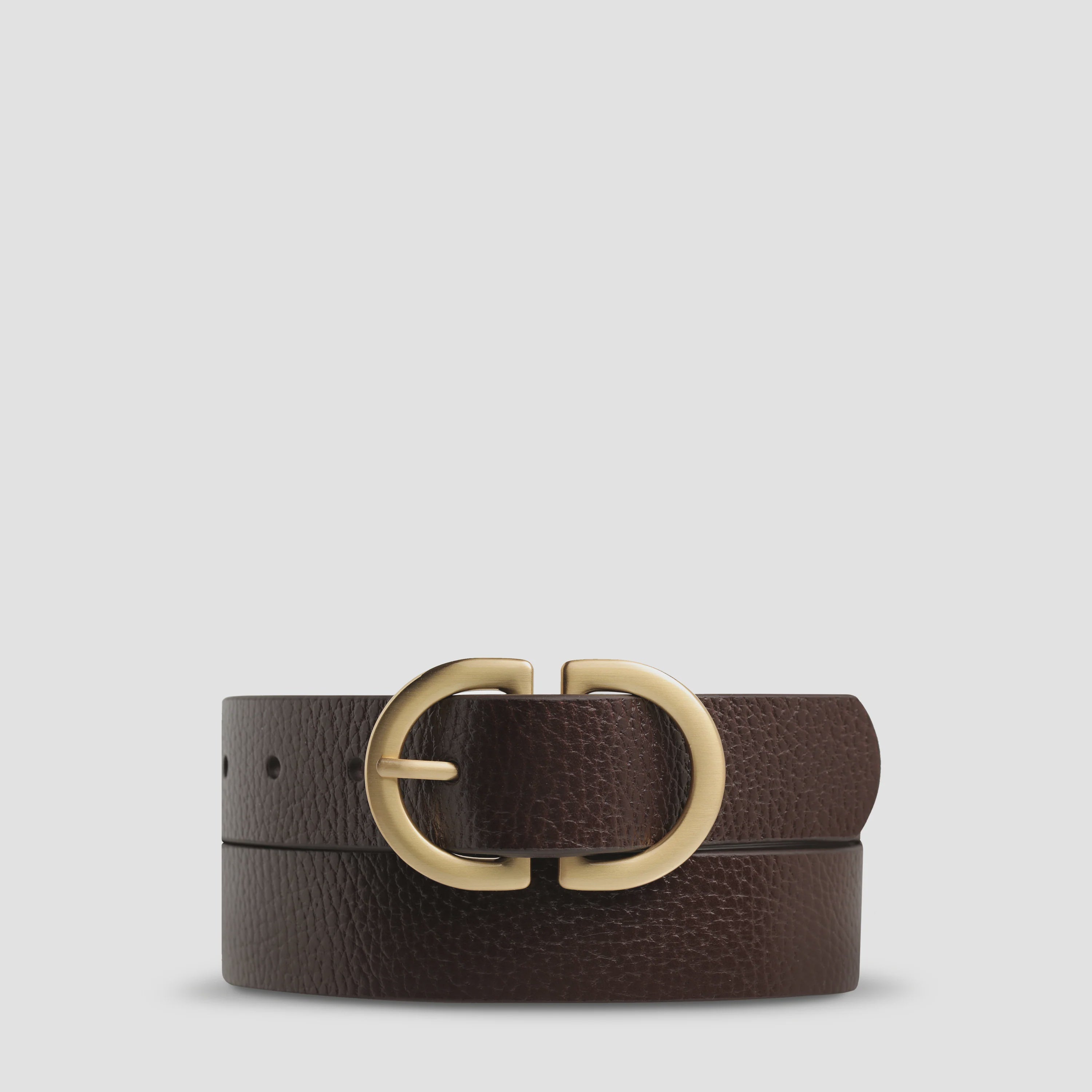 Status Anxiety | In Reverse Belt - Choc/Gold