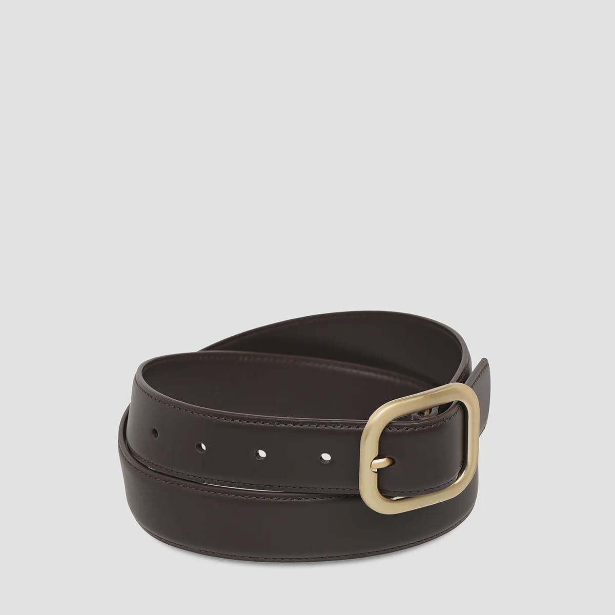 Status Anxiety Belts Falling Quiet - Choc Nappa/Gold
