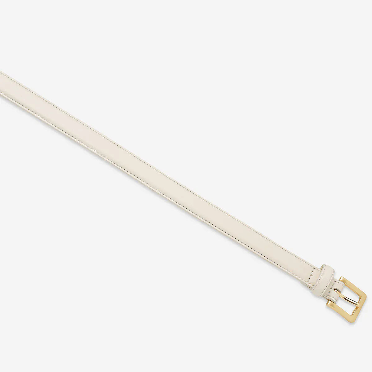 Status Anxiety Belts In Your Eyes - Ivory Nappa/Gold