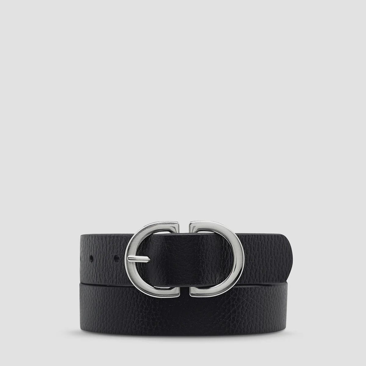 Status Anxiety Belts Status Anxiety | In Reverse Belt - Black/Silver