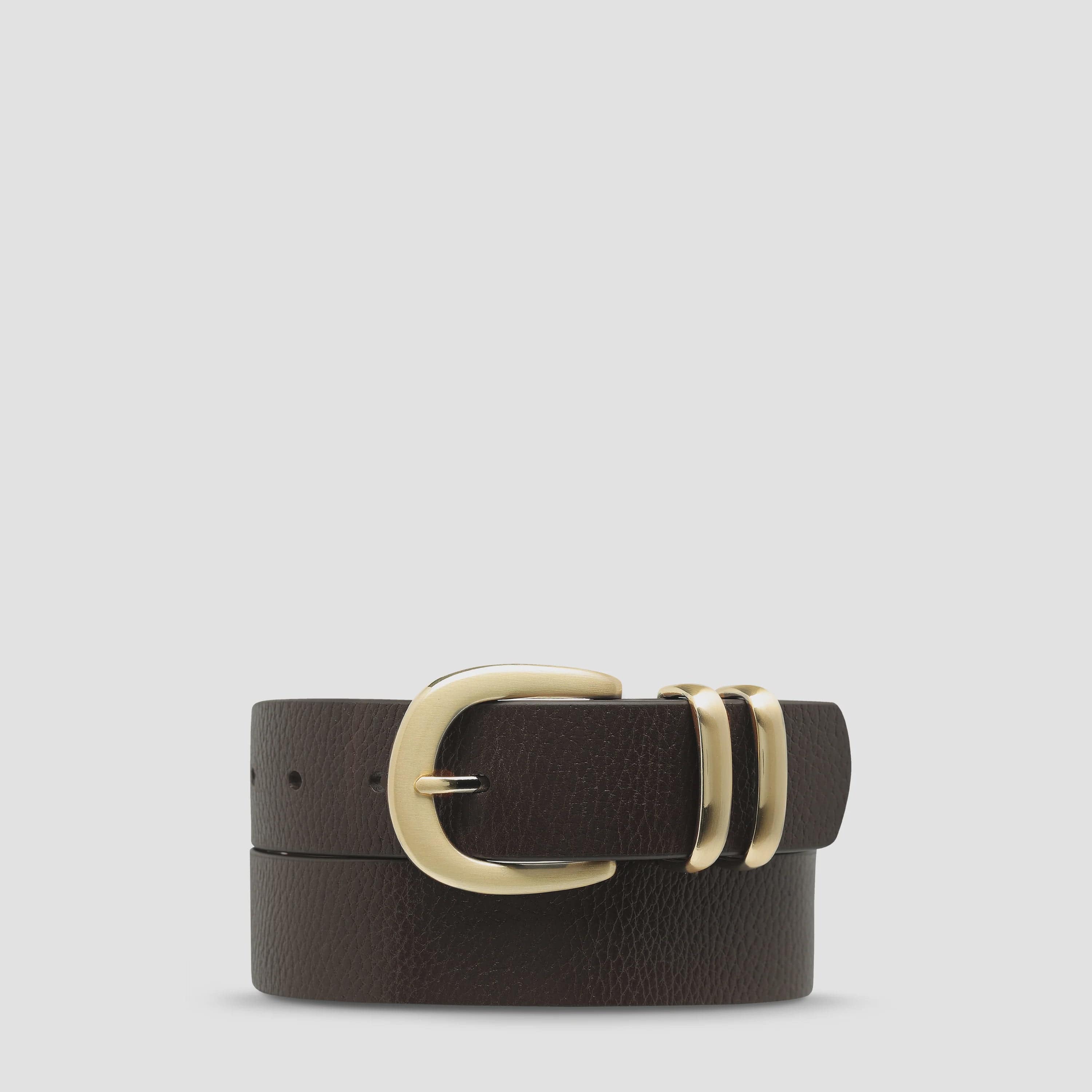 Status Anxiety Belts Status Anxiety | Let It Be Belt - Choc/Gold