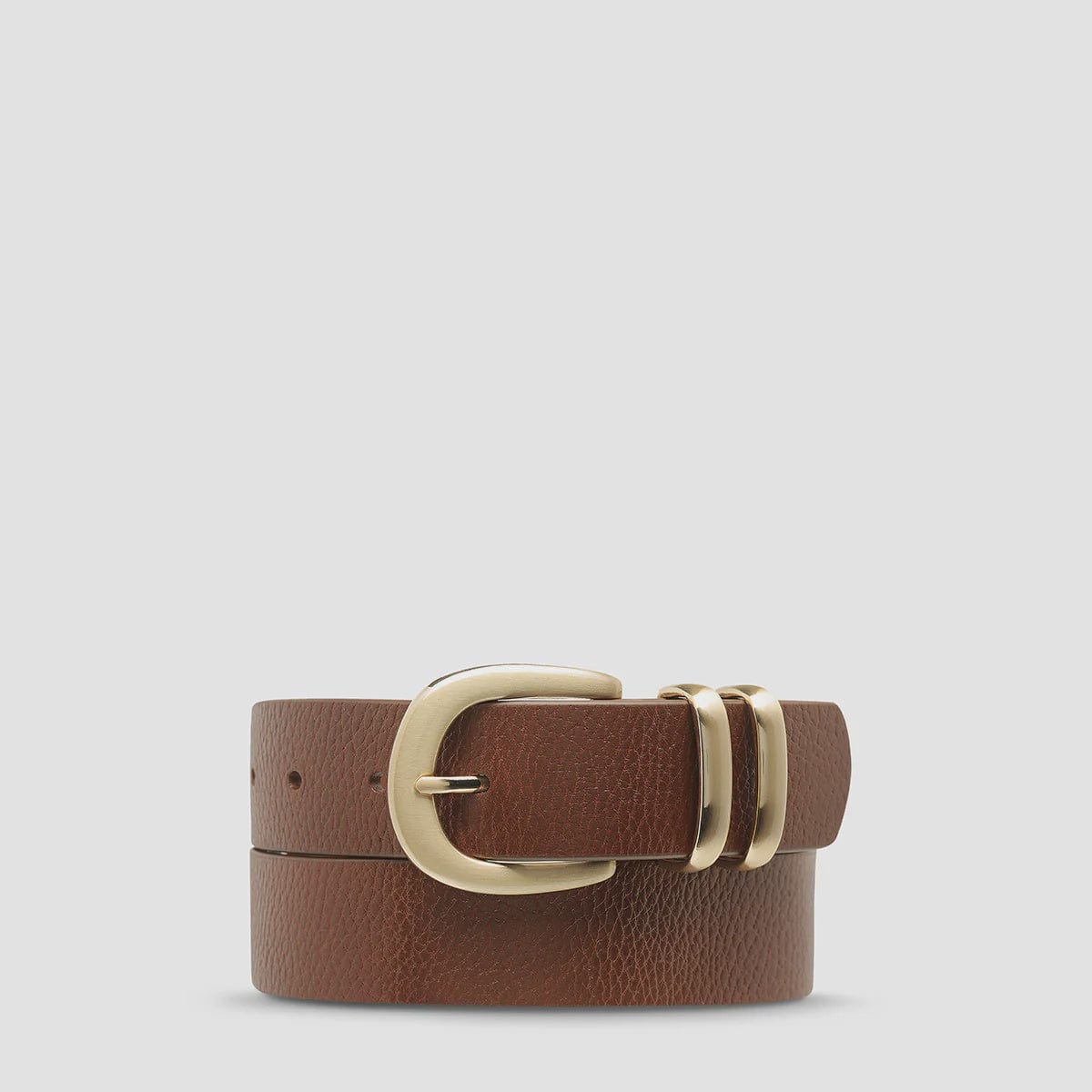 Status Anxiety Belts Status Anxiety | Let It Be - Tan/Gold